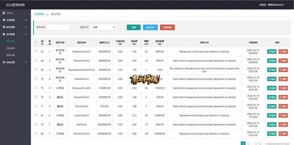 ForteFinance海外资金盘源码/投资理财众筹系统/投资理财源码 ForteFinance海外资金盘源码/投资理财众筹系统/投资理财源码