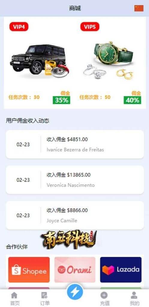 双UI多语言海外Flipkart抢单刷单源码/分组派单/订单自动匹配系统 双UI多语言海外Flipkart抢单刷单源码/分组派单/订单自动匹配系统