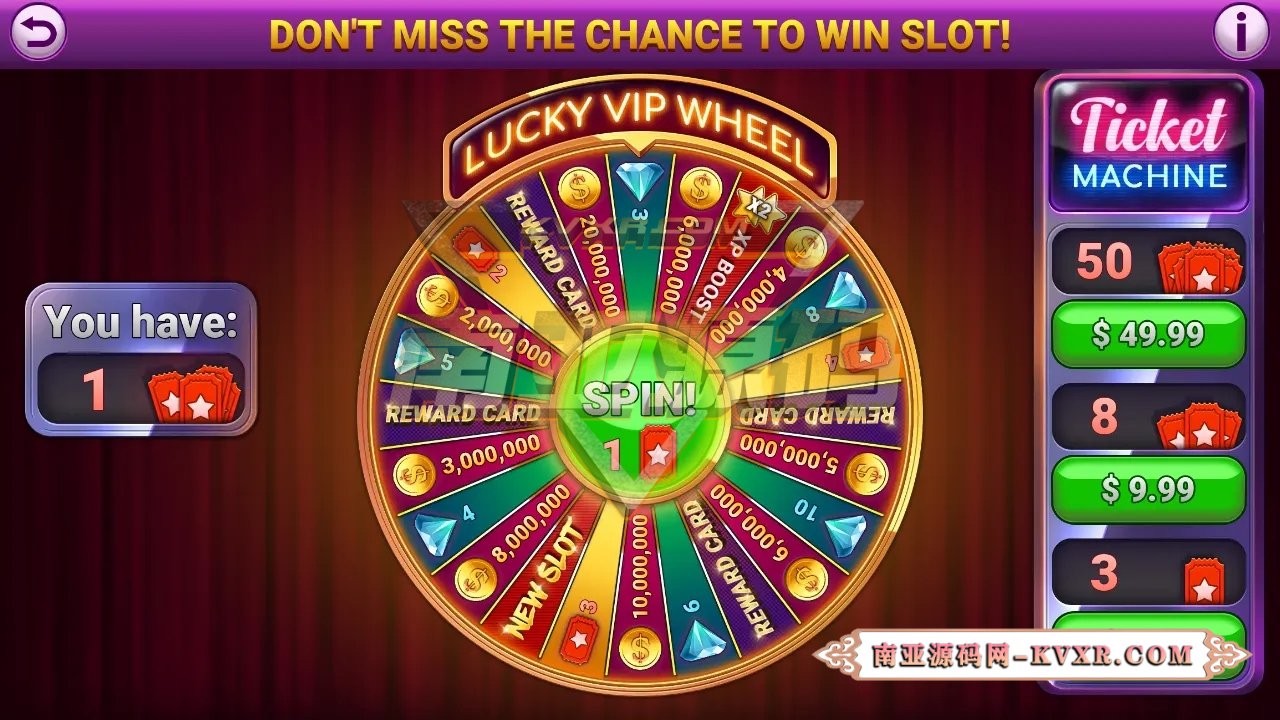 Slots UP海外老虎机777街机拉霸slots棋牌游戏源码