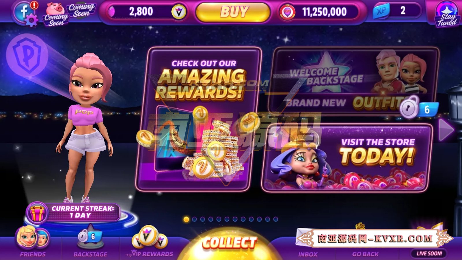 POP! Slots™老虎机赌场源码/欧美社交赌场/海外真钱游戏